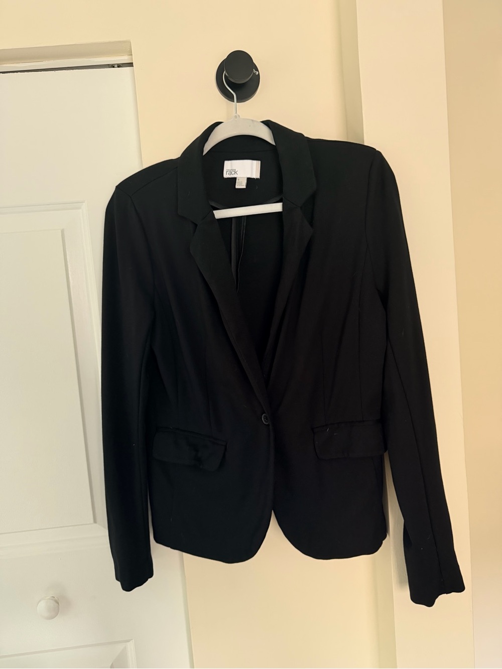 Nordstrom Black Single-Button Women's Blazer
